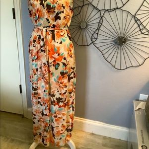 maxi dress floral dress- Size 4